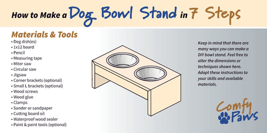 Make a DIY Dog Bowl Stand in 7 Easy Steps